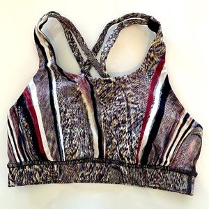 Lululemon Energy Bra - Multi Color Size 4